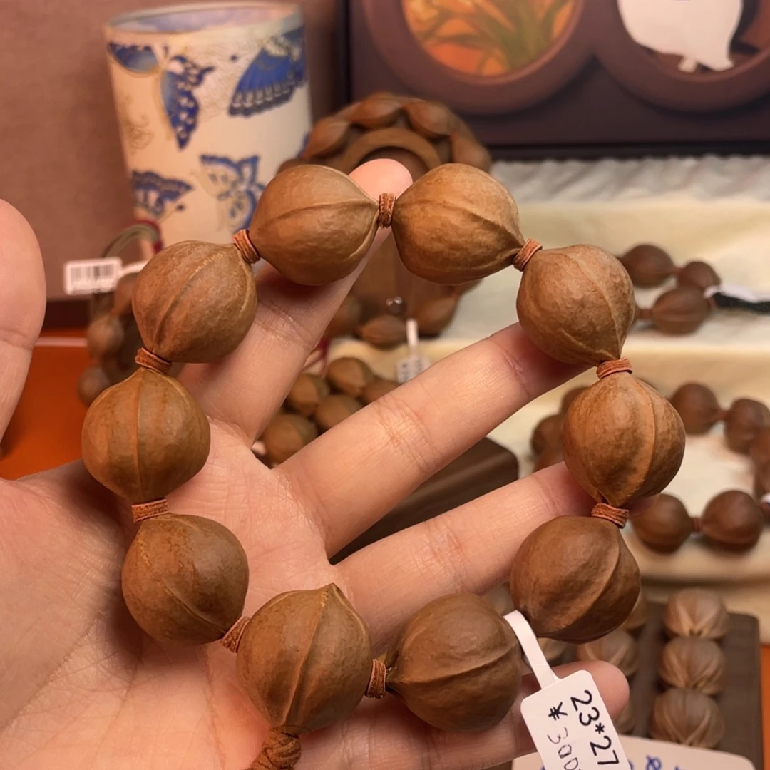 大***子橄榄核手串/手链2327梅林铁核
