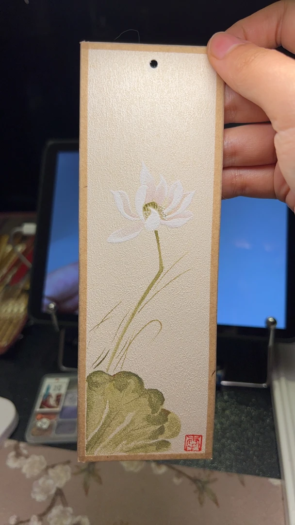 装饰国画 艺术家李雪彤老师 《可以清心也》