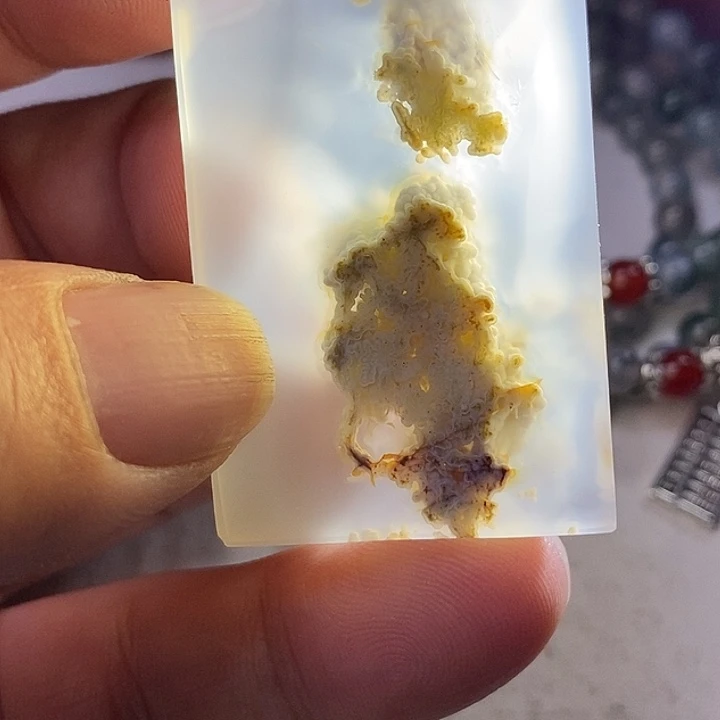 名***狼玛瑙/玉髓未镶嵌吊坠(不含链)