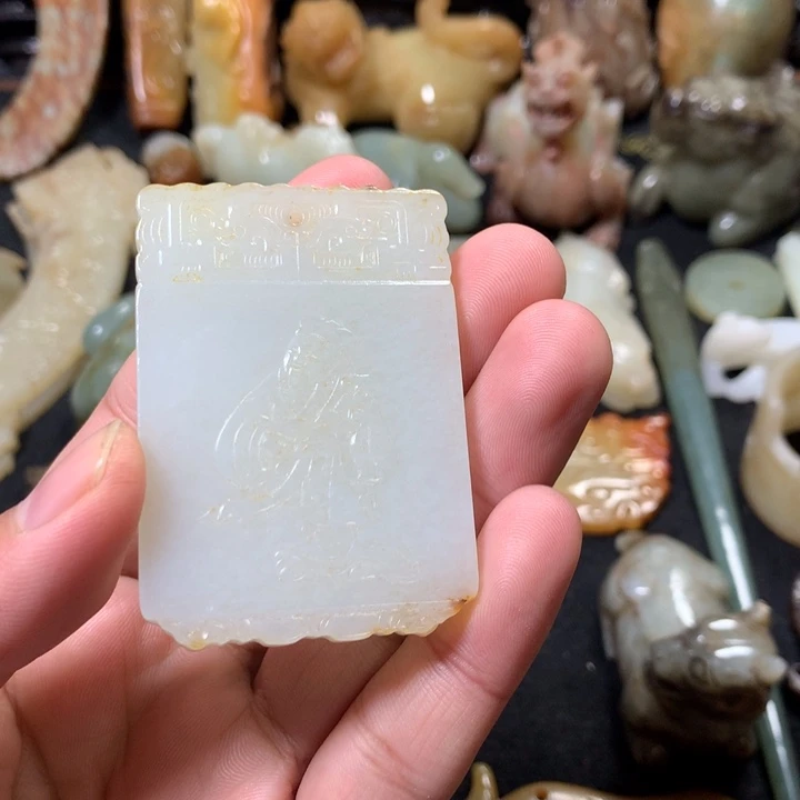 和田玉未镶嵌挂件