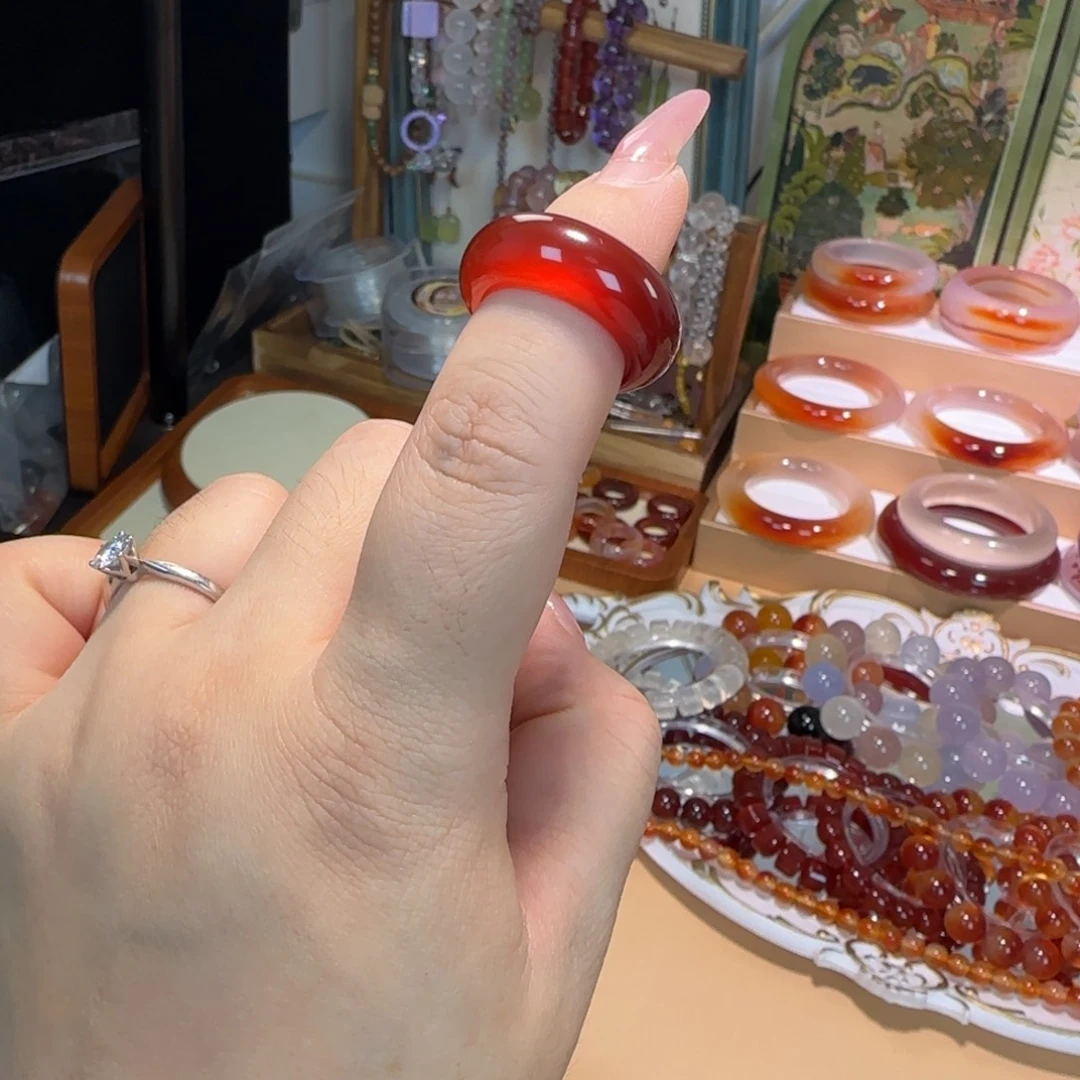 玛瑙/玉髓未镶嵌戒圈