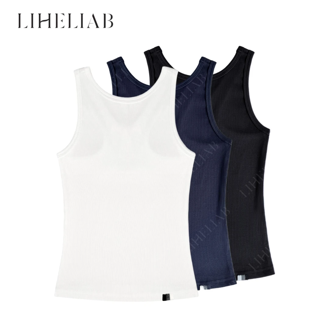 宝儿家 / 万能单品 四季款百搭设计感通勤修身辣妹工字背心