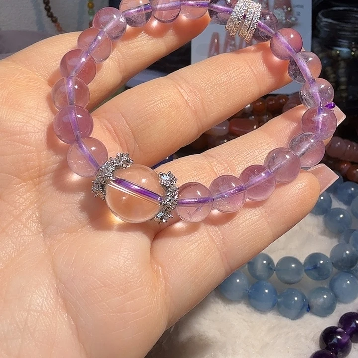 水晶手链未镶嵌紫水晶