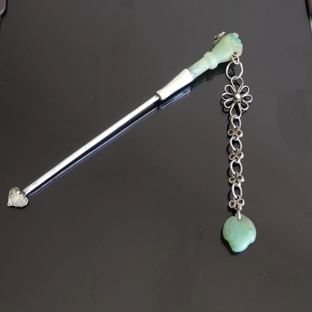 800银银制品 李不二DIY银百搭手工发簪饰品簪子发饰国风中式