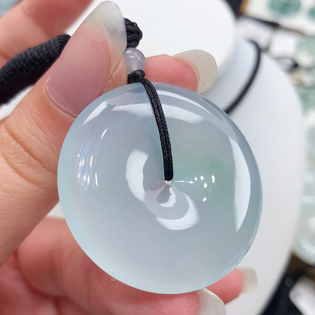 翡翠未镶嵌胸饰翡翠86，36.2/5.7