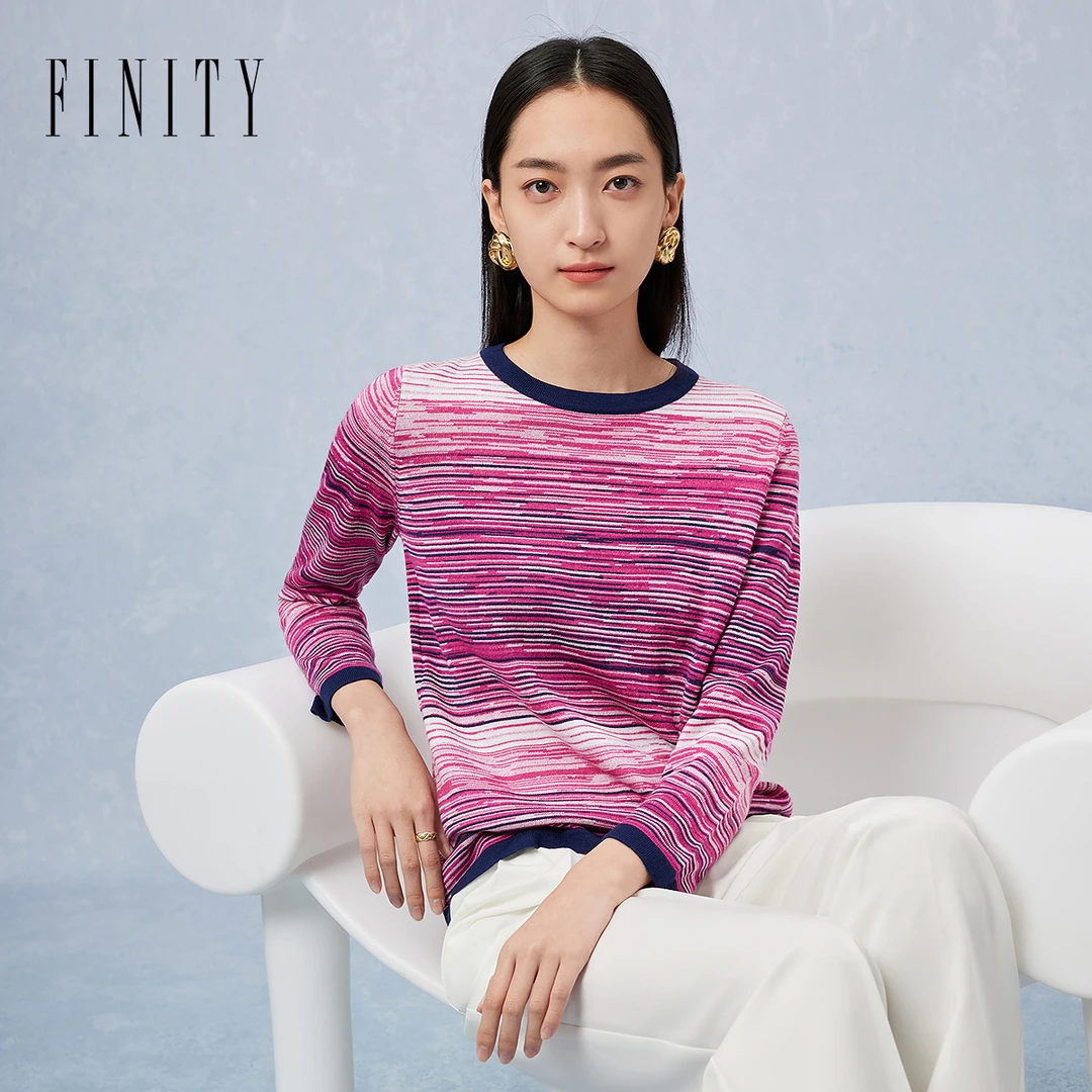 【粉丝专享】FINITY 运动时尚款休闲宽松针织外套薄款 F20VC3001S