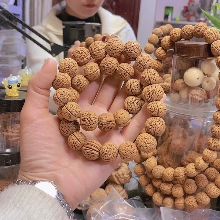 【闪购商品】文玩核桃把件脑纹手持