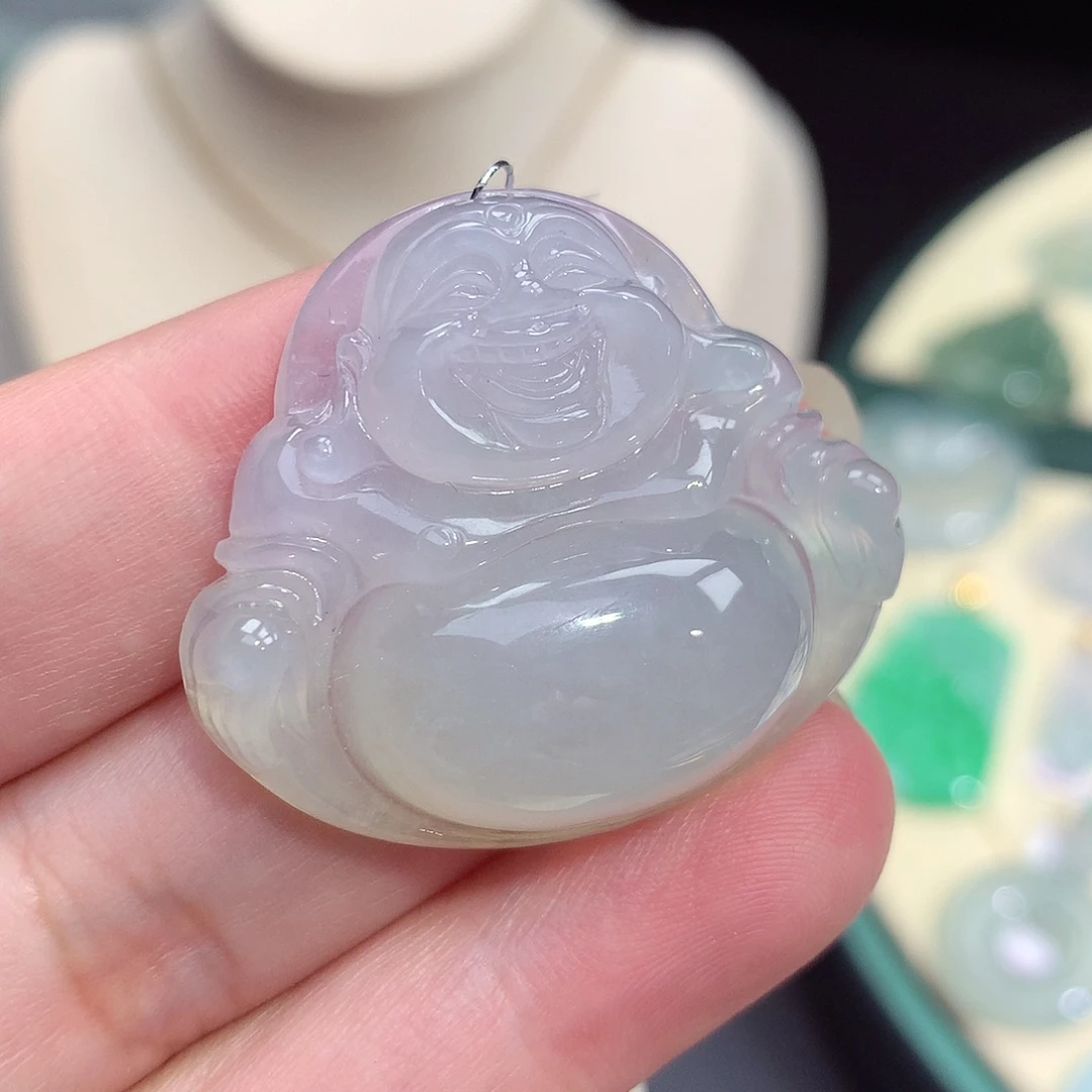 颈饰未镶嵌翡翠佛公