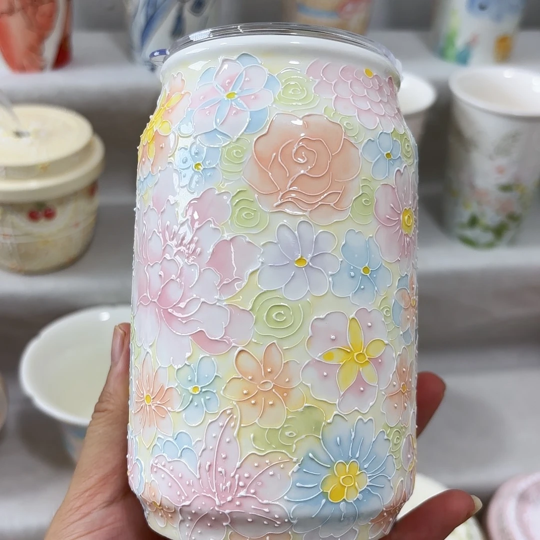 手绘创意高温釉下彩陶瓷