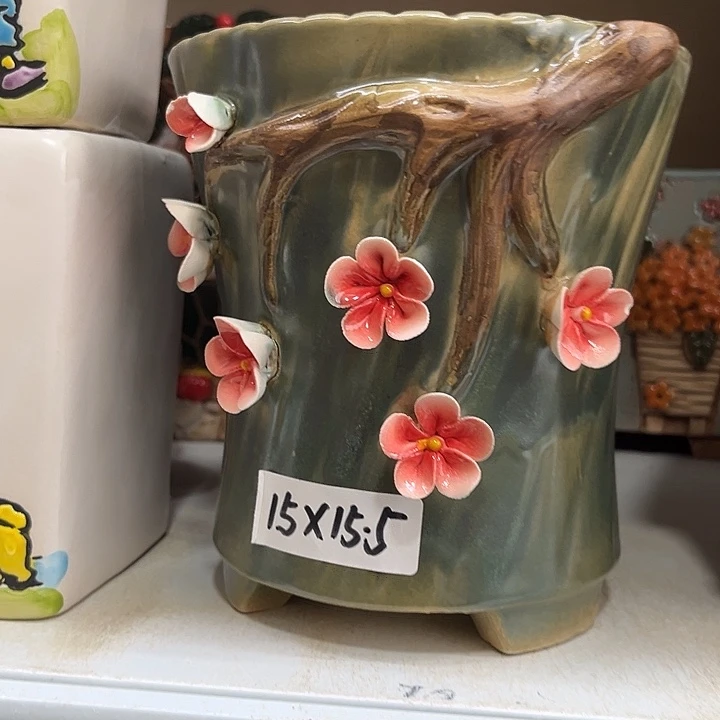 粗陶材质多肉花盆发货两个