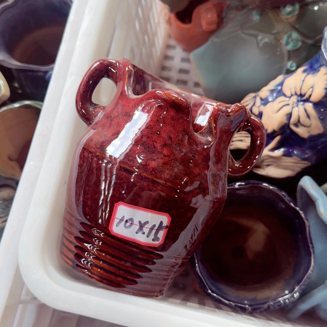 紫砂花盆瑕疵瑕疵