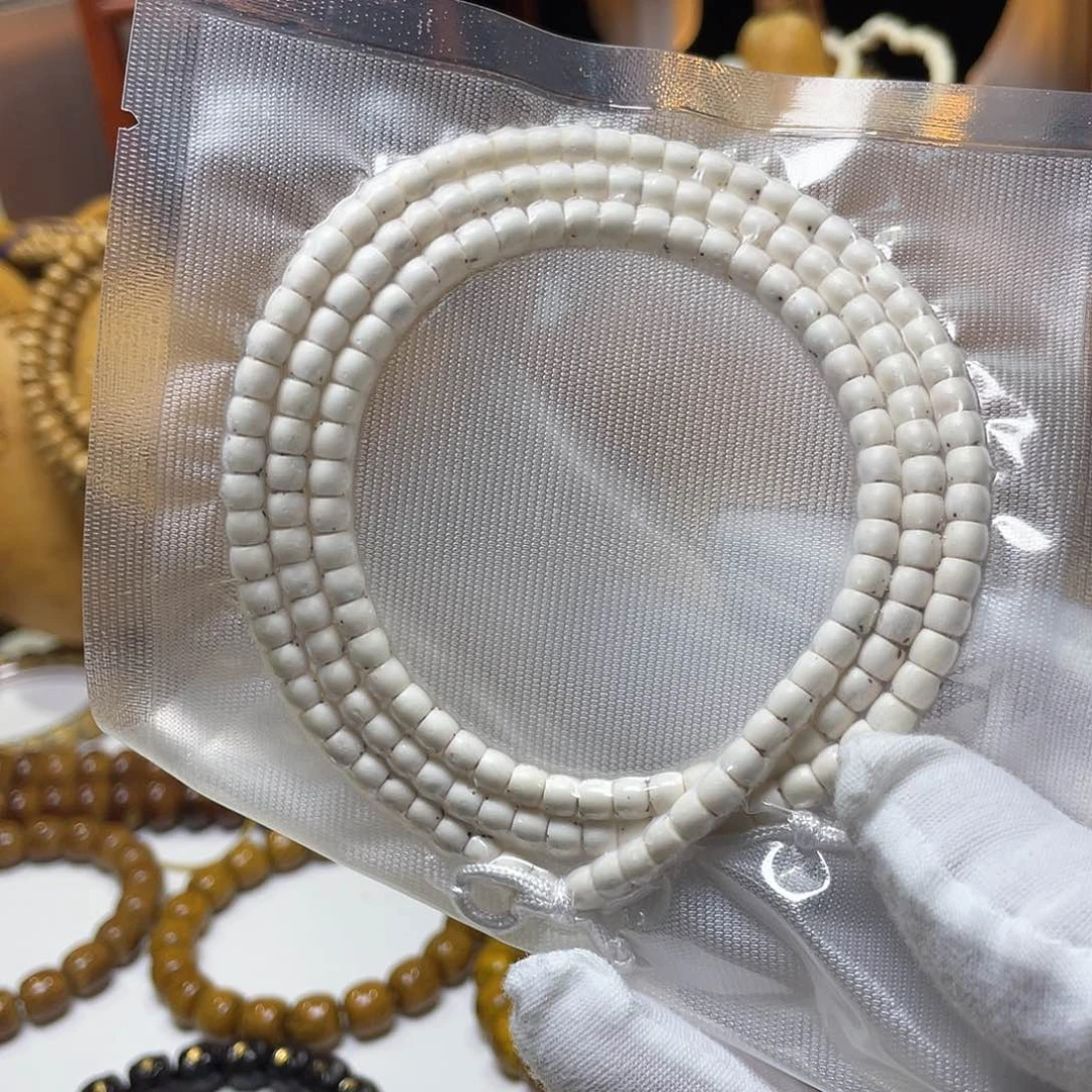 手串星月菩提5-4直切桶珠原生态数星星