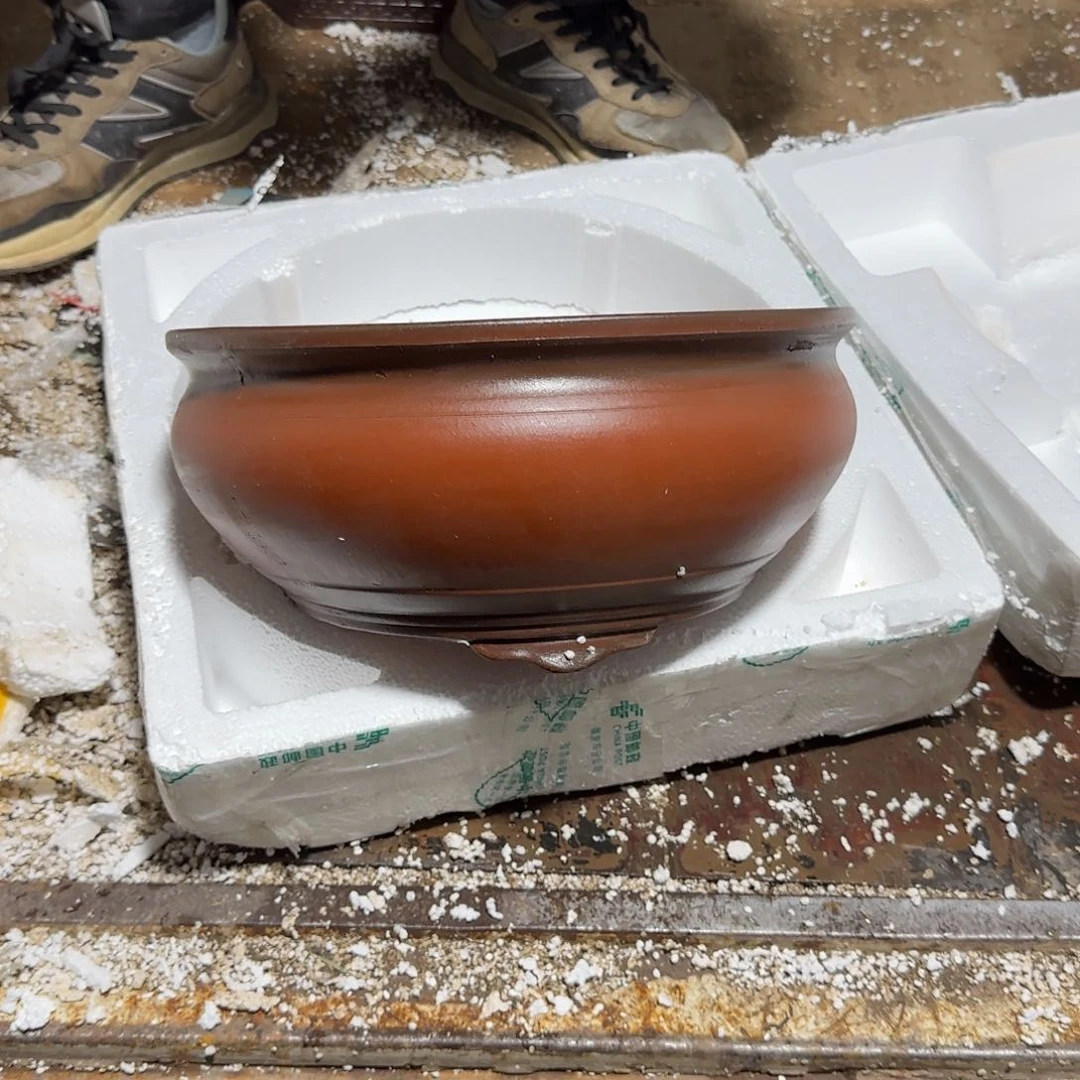 紫砂花盆口径25.11口径