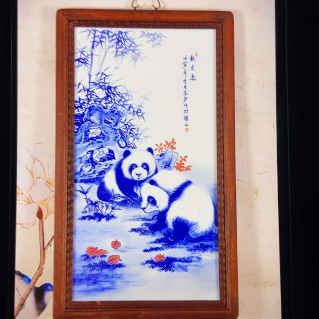 摆件薛****机景德镇陶瓷瓷板画