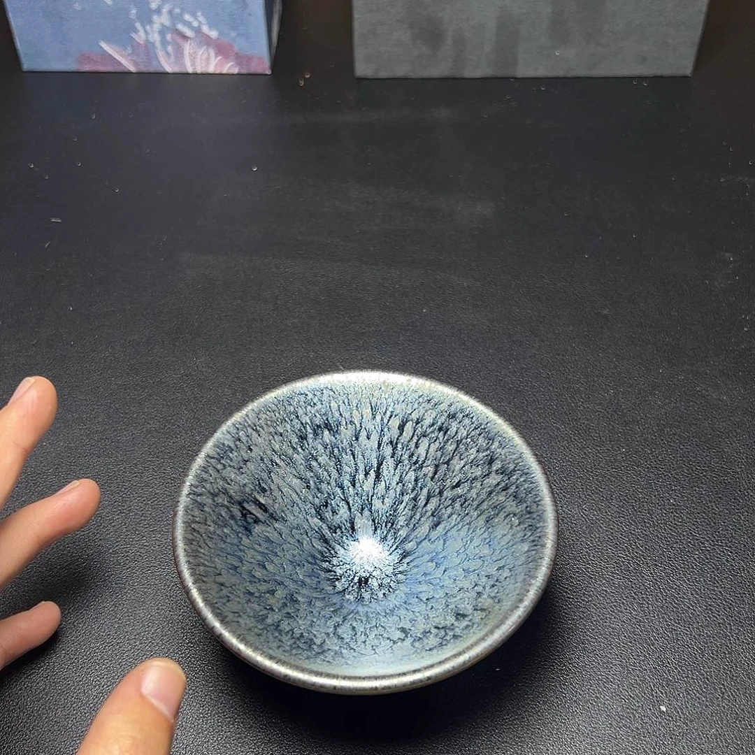 茶盏斗笠建窑建盏主人杯