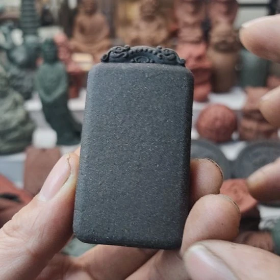 泥塑药香黑龙涎香牌无事牌微瑕