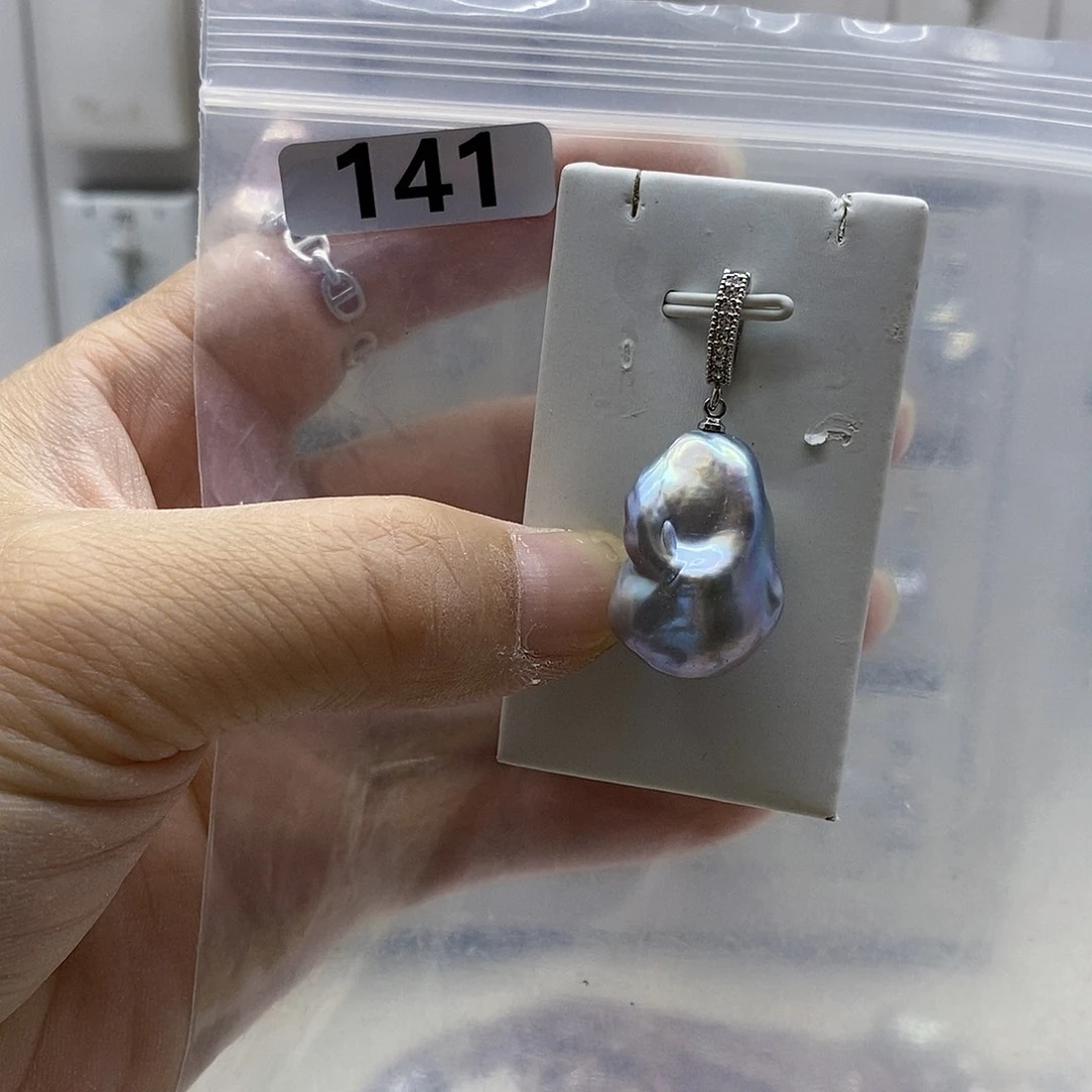 颈饰合金淡水珍珠