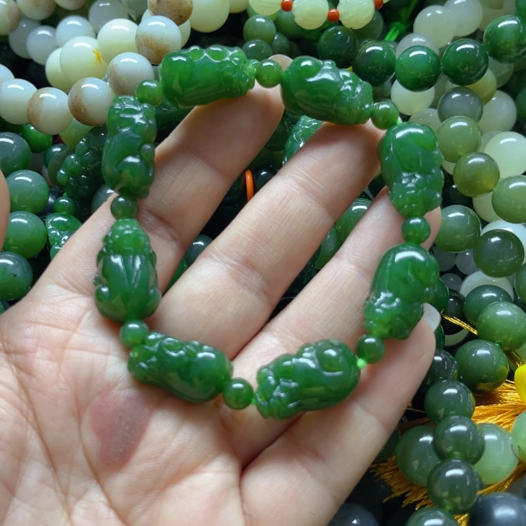 和田玉手链未镶嵌