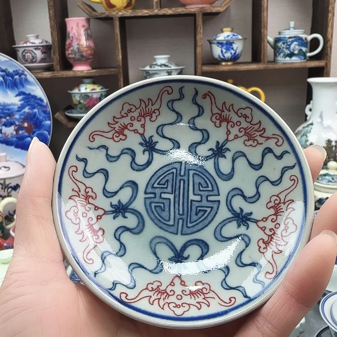 陶盖碗景德镇瓷器56730