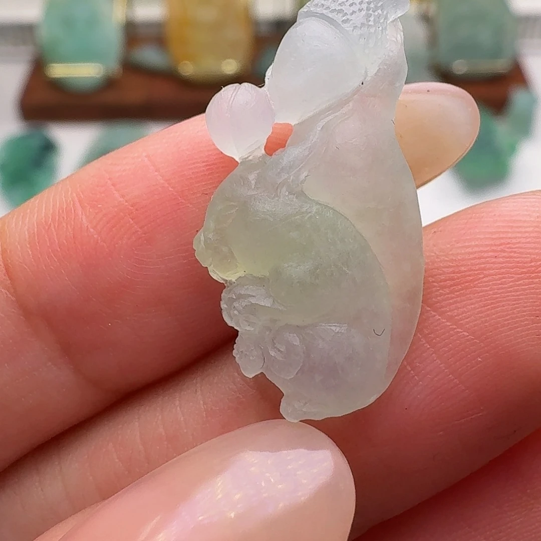 定制翡翠未镶嵌毛货