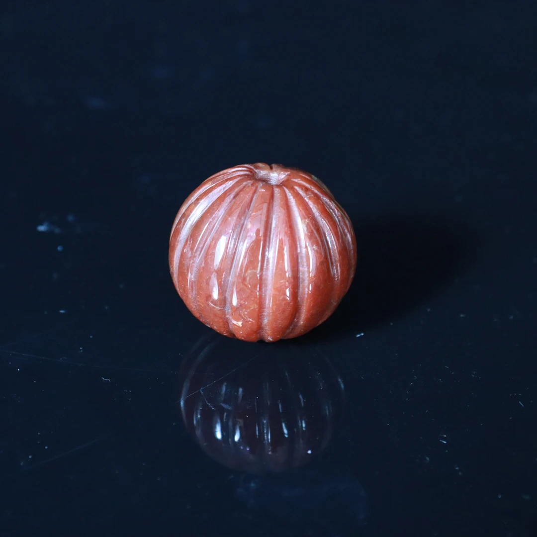 Tgz20 二十世纪 玛瑙瓜棱珠