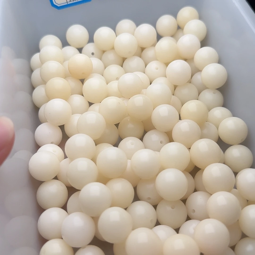 菩提根/象牙果吊坠50颗白圆15