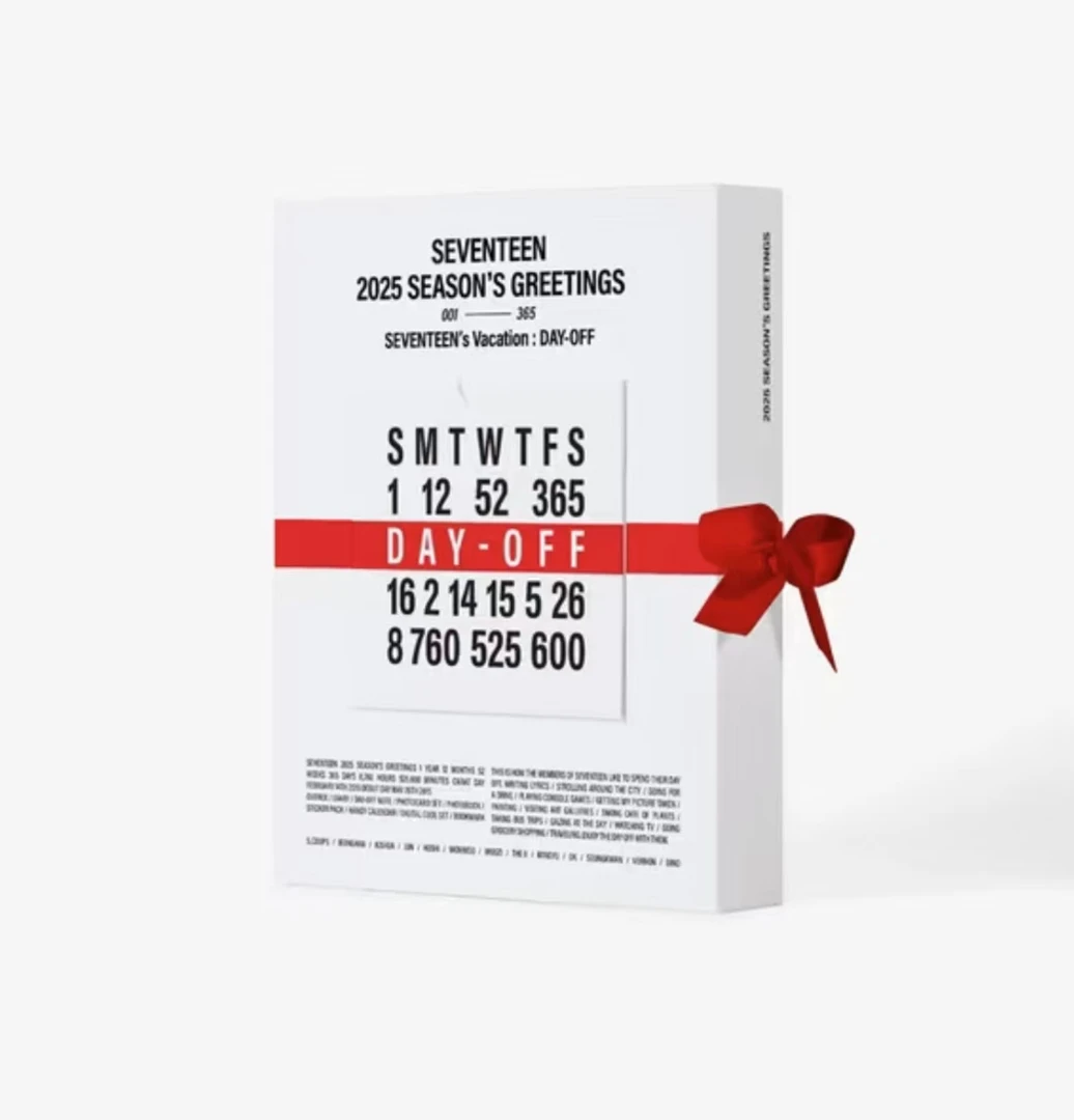 2025 SEVENTEEN 台历卡