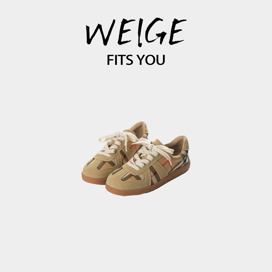 【魏哥专属】拼色休闲常规款系带时尚休闲鞋女鞋时尚秋季板鞋76