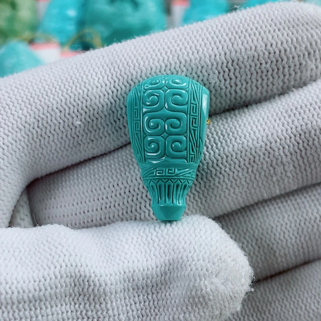 未镶嵌绿松石车挂