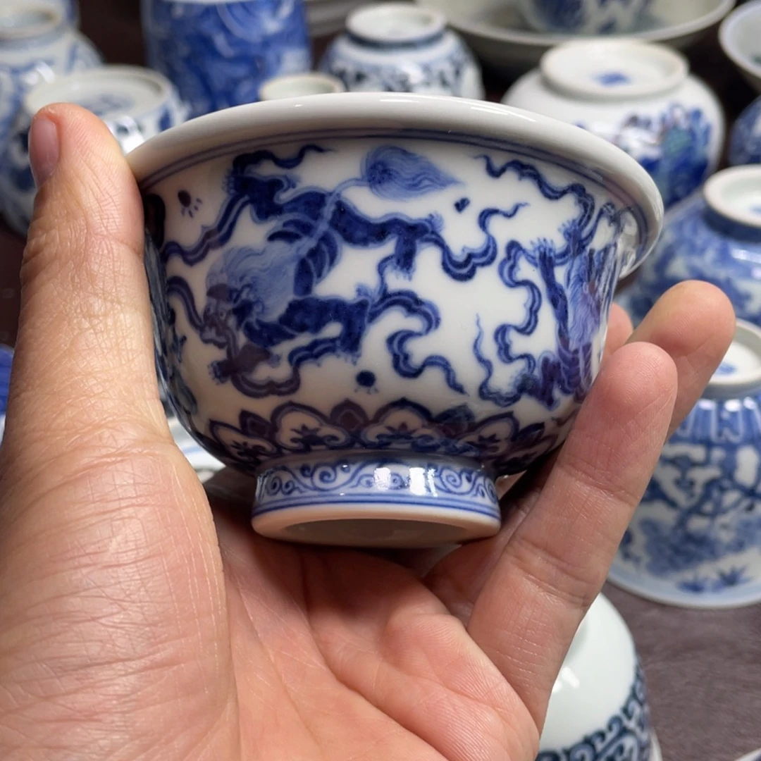 杯景德镇陶瓷现代手工陶瓷茶具