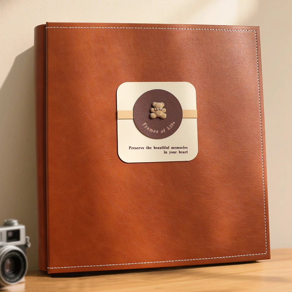 相册本纪念册家庭大容量儿童宝宝成长记录定制56六寸插页收纳影集