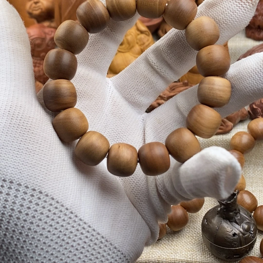檀香木手串/手链迈索尔，老山檀香，奶香13.14