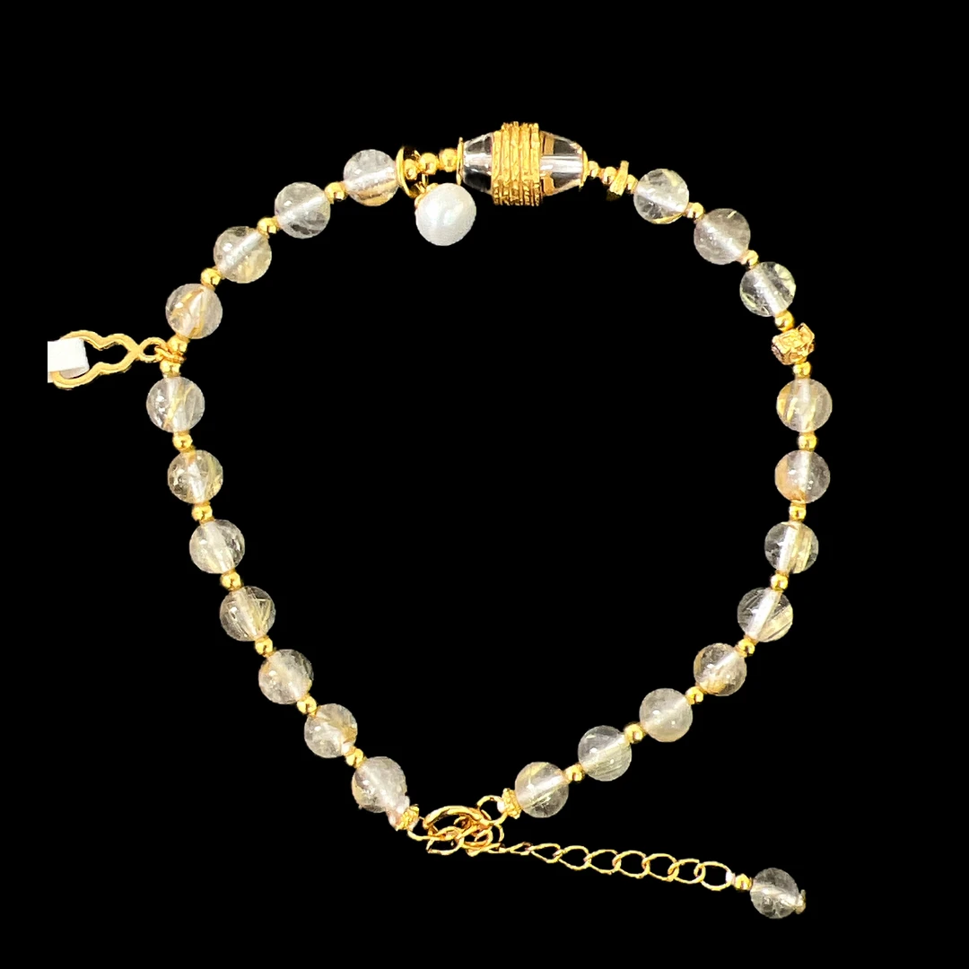 2299-发晶手链孤品