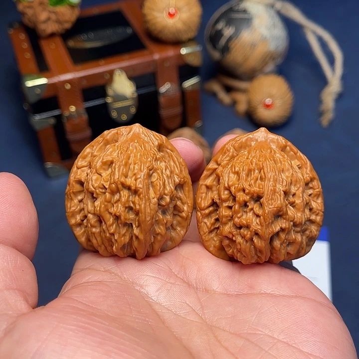 文玩核桃把件41麦穗虎头