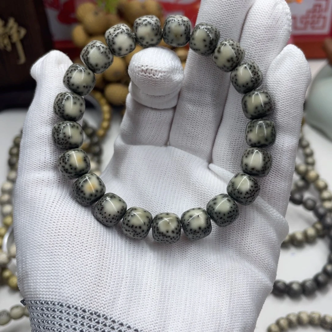 星月菩提手串张***711mm 双留白