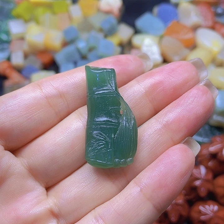 青田石印石西安绿