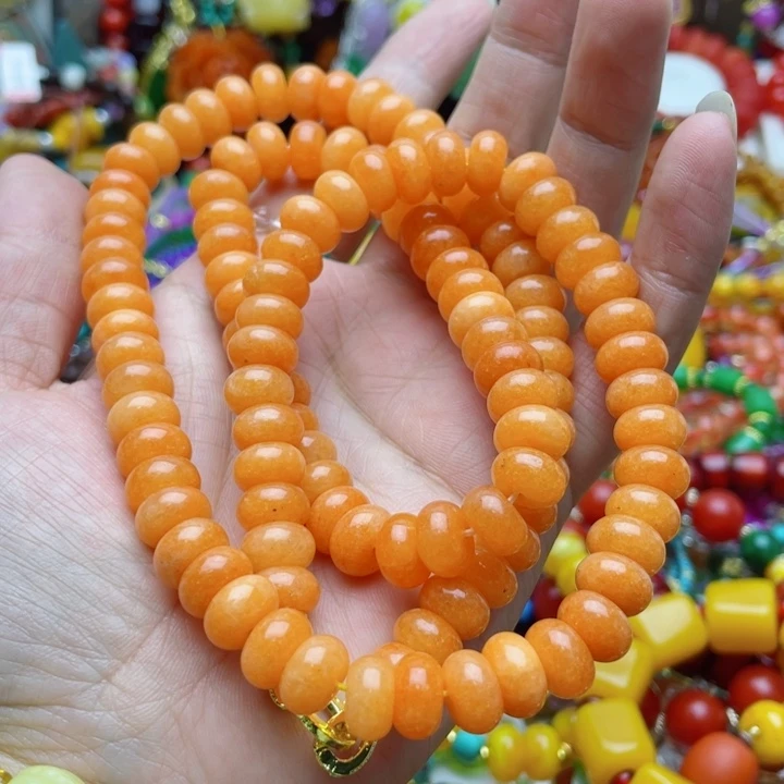 树脂制品简***福55号算盘项链➕手串