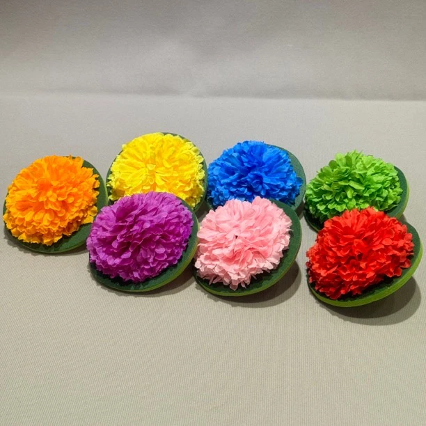 水上漂仿真布花创意家用流水摆件