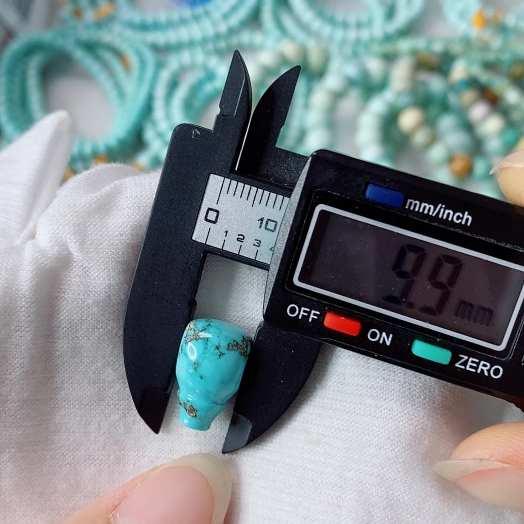 未镶嵌绿松石珠宝奇石子****化