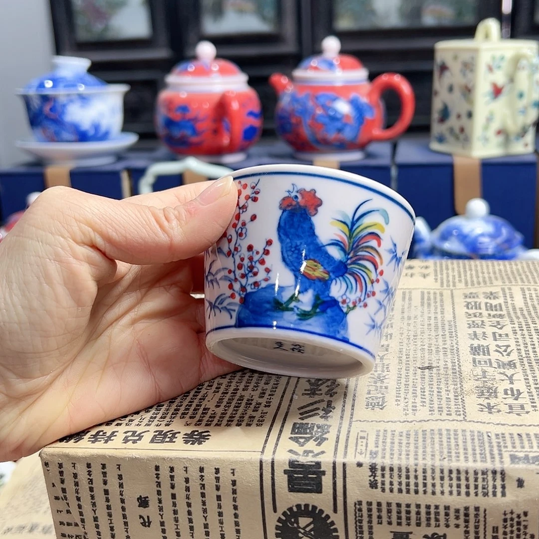 摆件陶景德镇陶瓷杯子