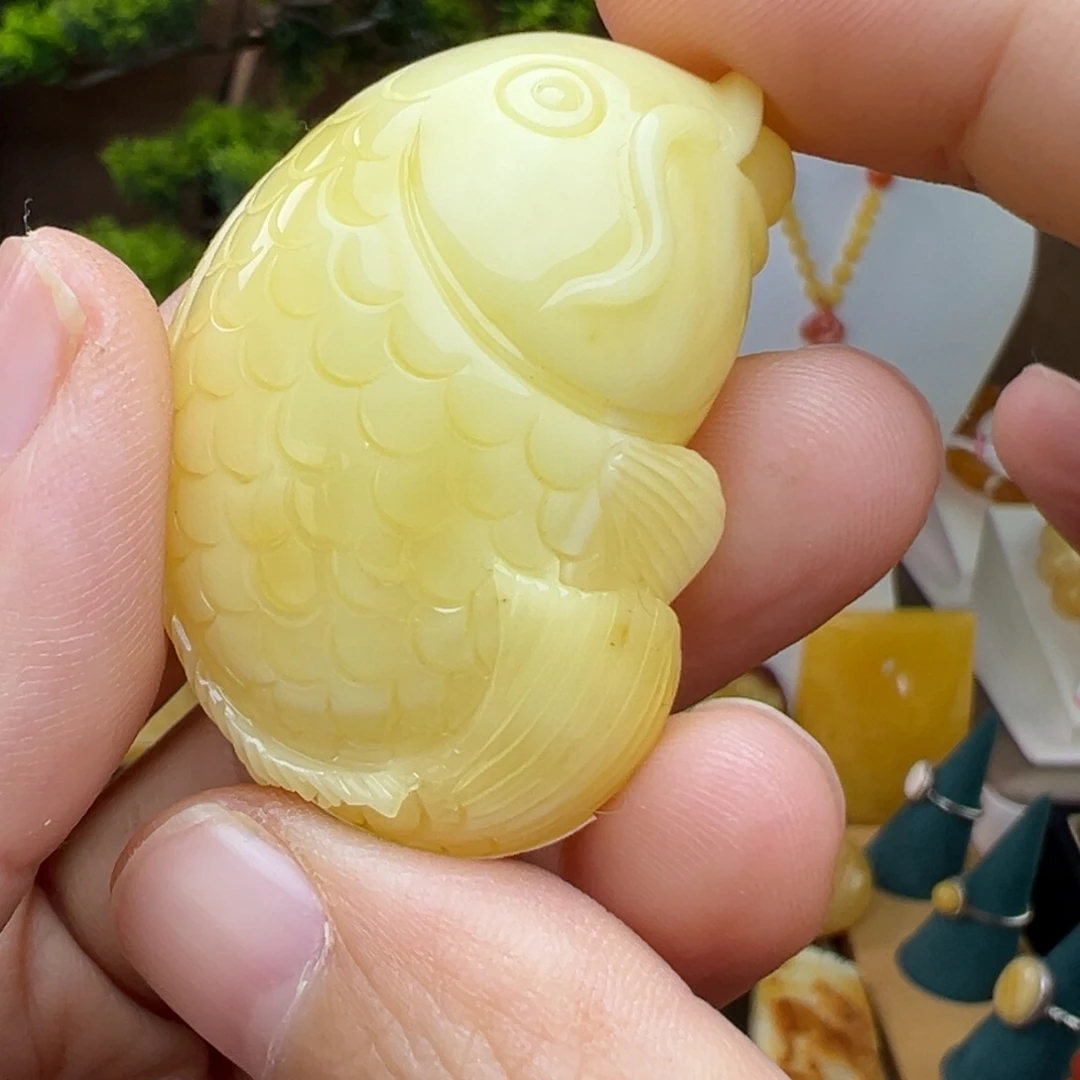 蜜蜡吊坠(不含链)未镶嵌