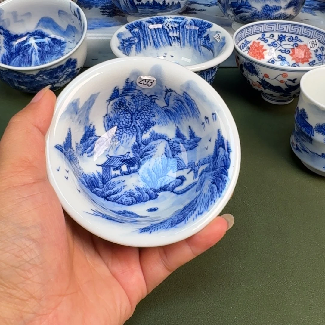 陶景德镇纯手绘茶具圆圆293