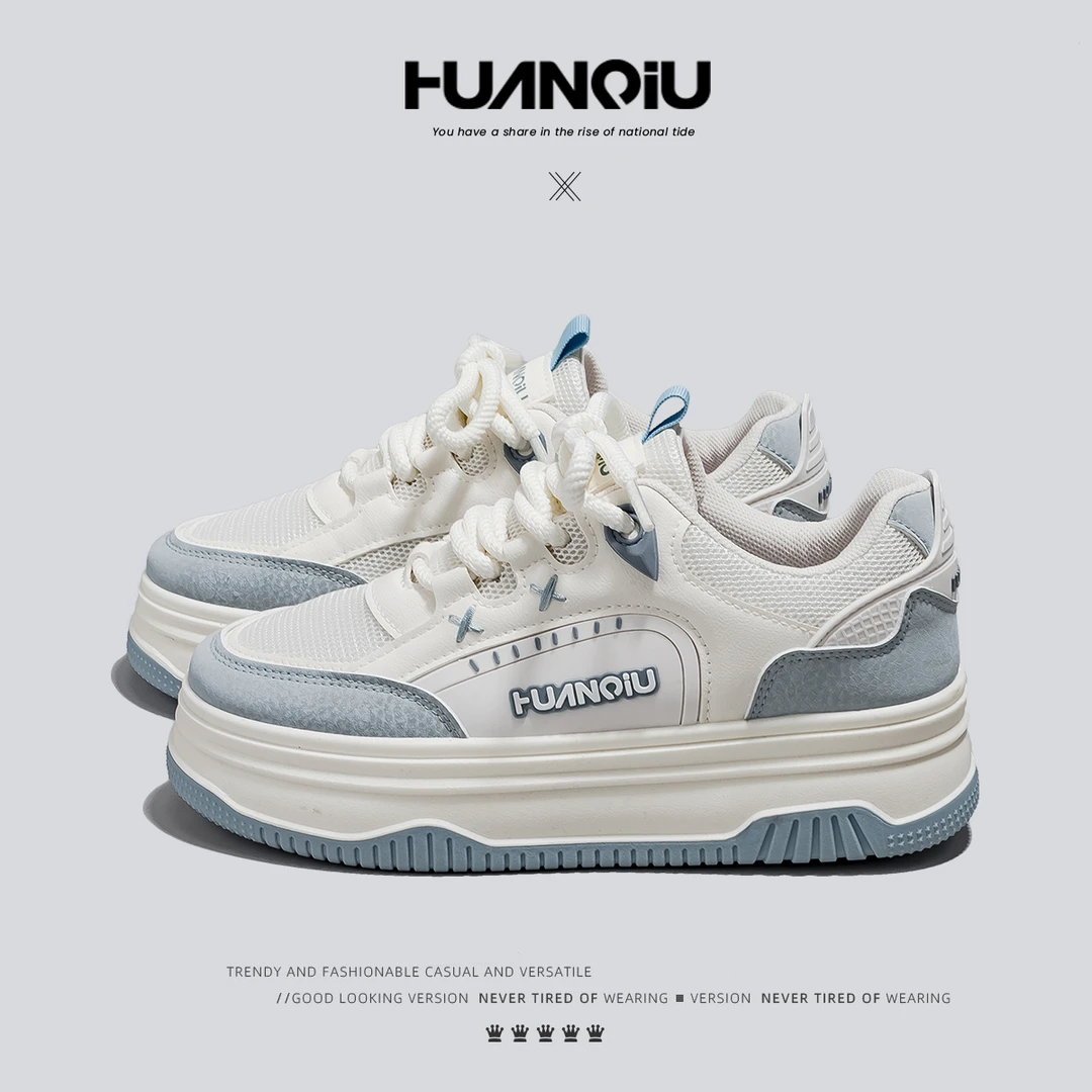 环球多巴胺轻奢透气网鞋女2025夏新款百搭轻便透气小白鞋HC180-1