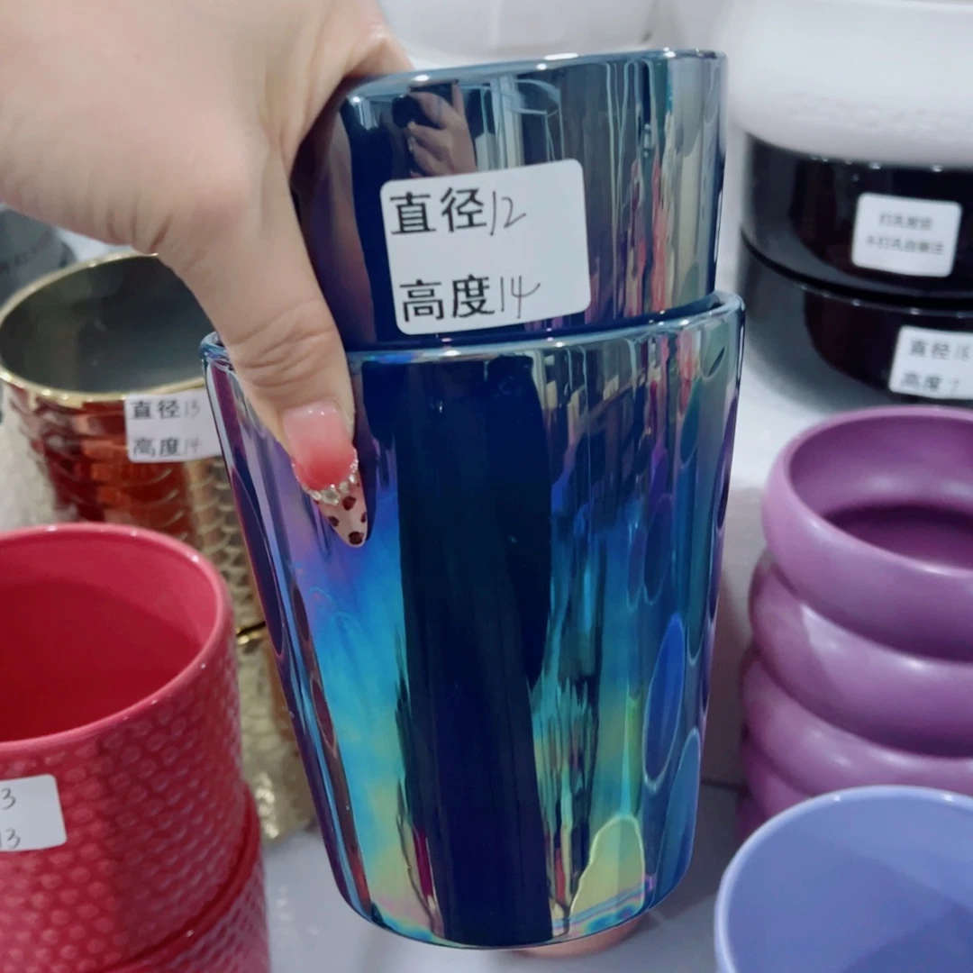 有孔，陶瓷花盆满10米包邮发货