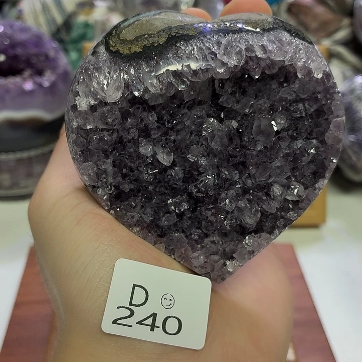 未镶嵌摆件紫晶紫水晶