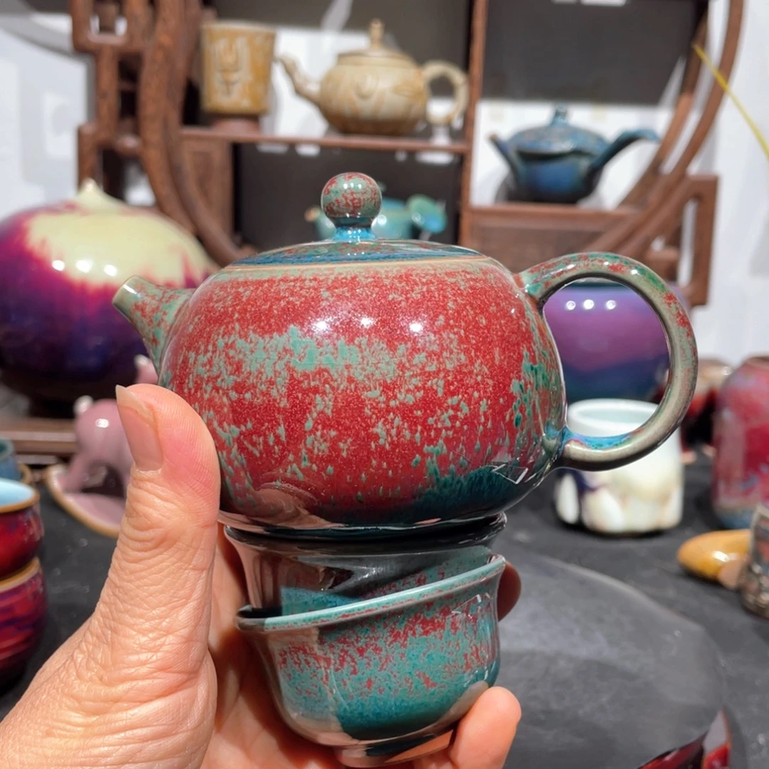 大***贝中国神后钧瓷茶器