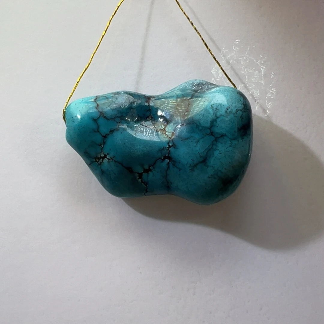 绿松石未镶嵌挂件