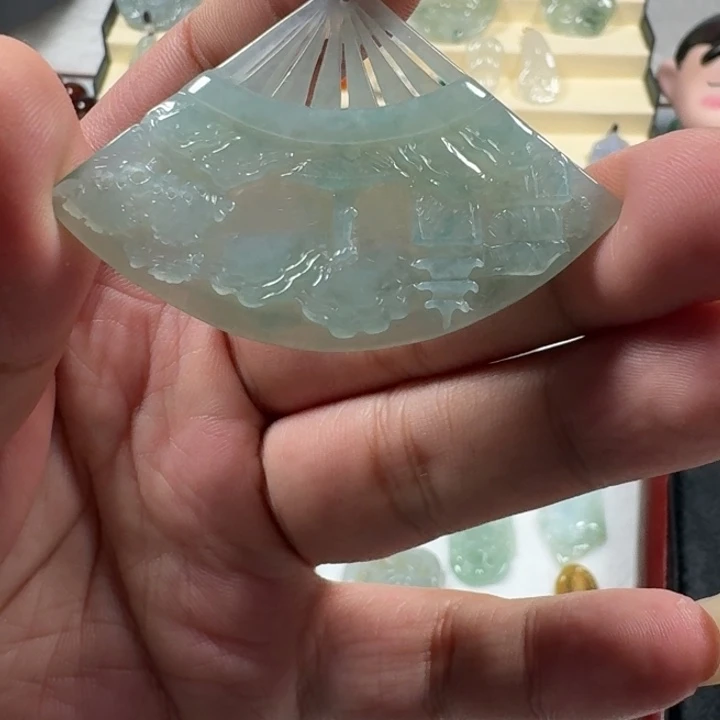 颈饰未镶嵌翡翠缅料
