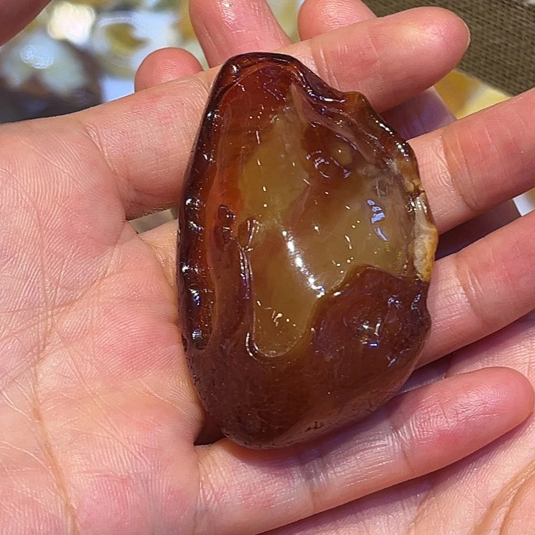 琥珀颈饰未镶嵌吊坠