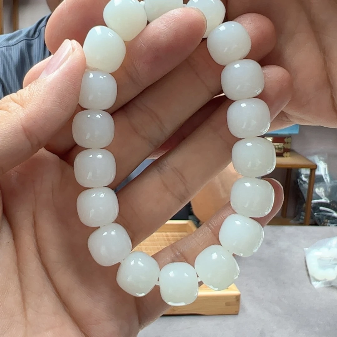 【闪购商品】手串未镶嵌和田玉卡12老型米达